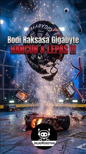 SHATTERED TO PIECES! Copperhead Tears Gigabyte’s Massive Body Apart in the BattleBots Arena