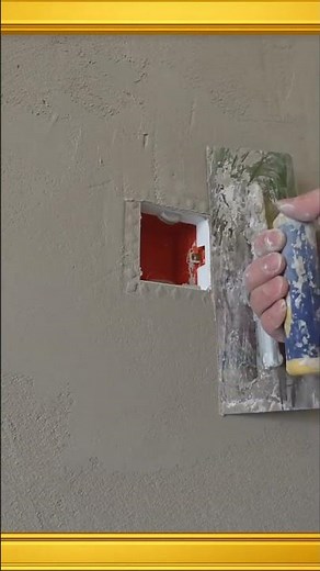 Installing a Plastic Electrical Switch Box Into the Wall for a Clean and Safe Wiring Setup #tools