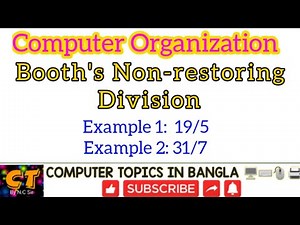 Booth's Non-restoring Division//Signed Binary Division