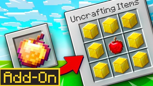 Minecraft Uncrafting Items add-on guide