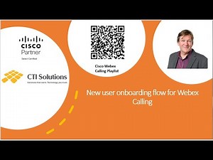 Cisco Webex new user onboarding - simply and quick.