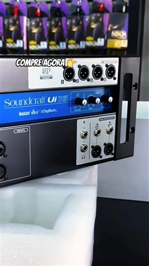 Mesa De Som Digital Soundcraft Ui16 16 Canais Usb Wifi Ui 16