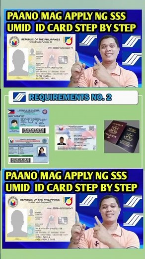 PAANO MAG APPLY NG SSS UMID ID CARD STEP BY STEP #Shorts#youtubeshorts