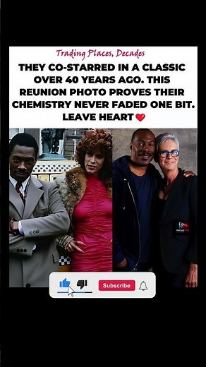 Eddie Murphy & Jamie Lee Curtis reunited 40 years after Trading Places! 🎬❤️ #Shorts #fyp