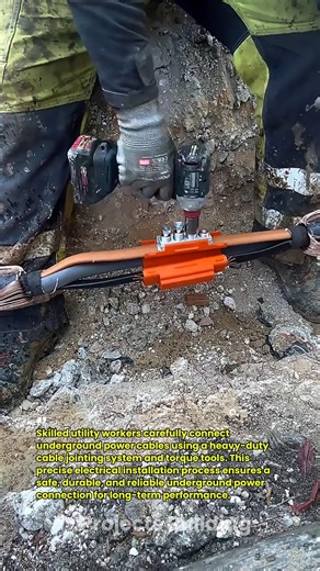 Underground Power Cable Jointing Process Done with Precision