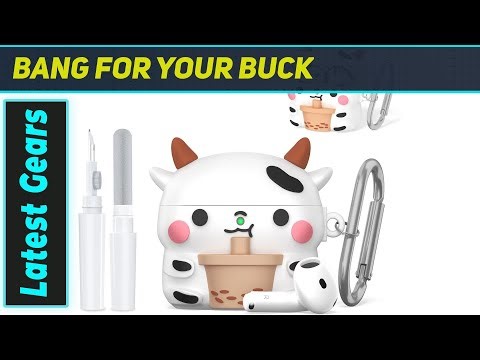 `Airpods 4 Boba Tea Cow Case: Ultimate Cute Shockproof Cover!