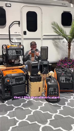 (Ships Within 24H) Efurden 4400 Watts Off-Grid Portable Generator Outdoor Power Equipment, Open Frame Inverter Generator with ECO Mode, Gas Powered, Quiet Operation, Emergency Home Backup, RV Ready