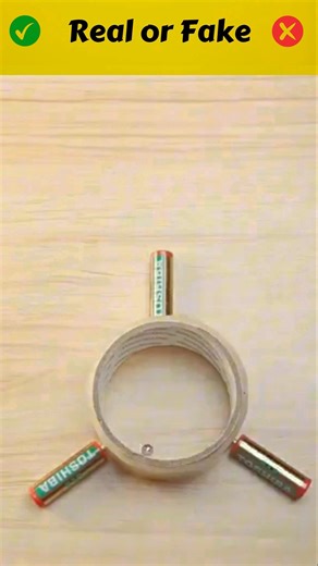 🪫Battery + Tape + Marble = Unexpected Result 😱 #shorts