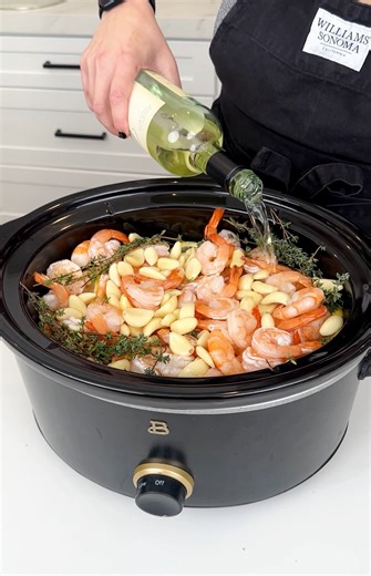 Easy seafood dinner Jen makes a slow cooker shrimp dish | Family Style Cooking
