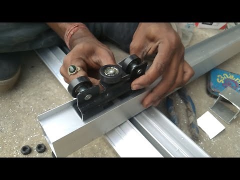 Aluminum Sliding Door making & Installing /I like working