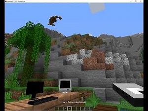 Making a working PC in minecraft with the virtual PC mod.