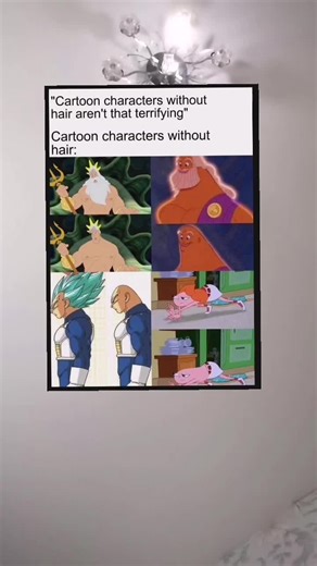 Humorous Cartoon Characters Without Hair: A Fun Comparison