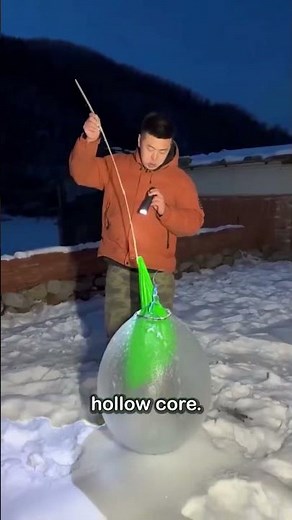 Stunning Ice Lantern From A Balloon (So Easy)