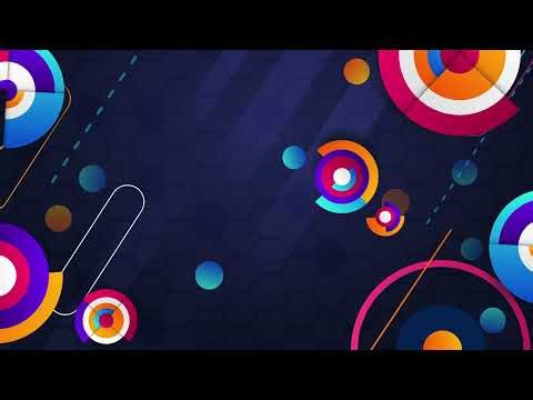 super colorful gradient abstract shapes animated background loop