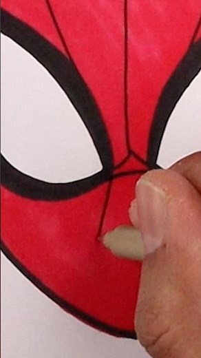 Drawing Reverse Spider-Man #shorts