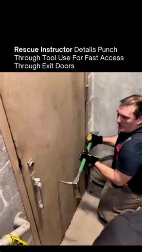 Business | News | Tech | Facts | Punch tools and J-tools are built to slide through narrow door gaps and strike the internal latch directly, unlocking commercial exits... | Instagram