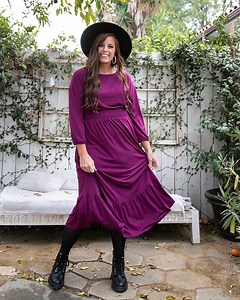Evelyn Smocked Waist Maxi Dress