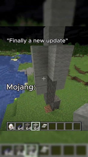 Mojang updates be like #gaming #minecraft #minecraftshorts #games