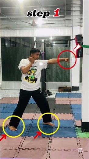 #kickboxing JaB -overhand attack tutorial # powerful and technical attack #shortsyoutube