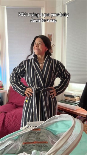 Trying to put a baby down for a nap