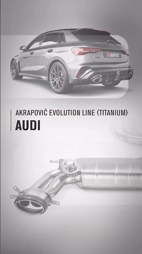 Audi RS 3 akravopic exhaust sound