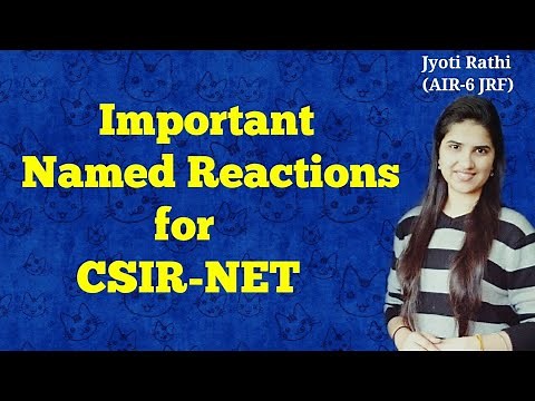 Important Name Reactions for CSIR-NET |Name Reactions in organic chemistry|Naming Reactions