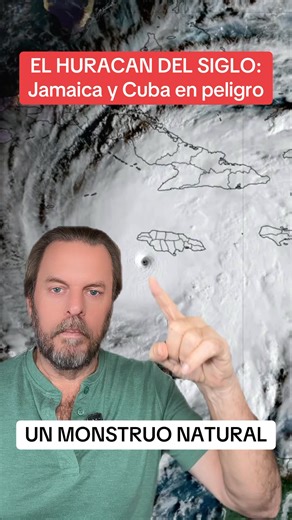 557K views · 15K reactions | El huracán Melissa es un fenómeno natural nunca antes visto y es capaz de causar enormes estragos en Jamaica y Cuba #HuracánMelissa #Categoría5 ##Cuba ##Jamaica | Pablo Padula | Facebook