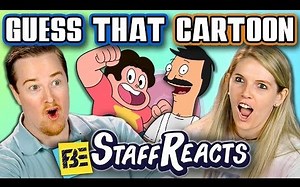 【FBE工作人员REACT】看图猜动画片角色