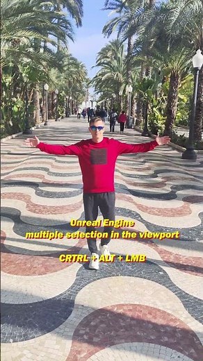 Unreal Engine multiple selection in the viewport
