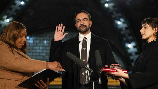Zohran Mamdani takes office as first Muslim mayor of New York City