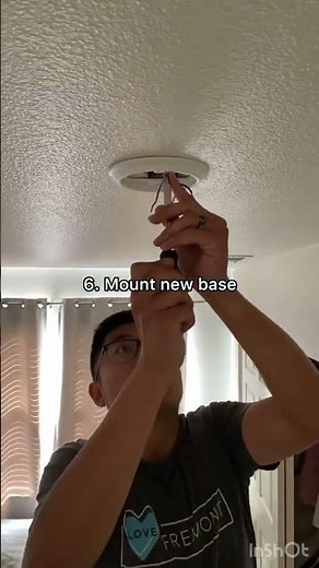How to replace smoke alarm (BRK SMI100-AC)