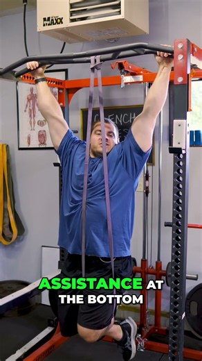 Here’s how to use a band for pull ups 🔥
