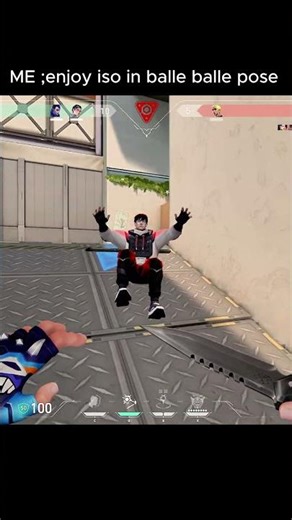 UNDEFINED POSE (BALLE BALLE POSE) #valorant #valoranttips #valorantclips