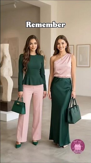 Soft Pink 🌸|Soft Pink Outfit Ideas That Look Expensive 🌸✨|Elegant Color Combinations#fashion #shorts