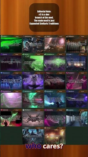 How To Get More Traditions In Stellaris