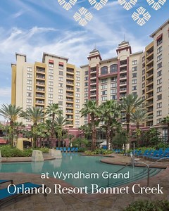 Vacation memories are picture-perfect at Wyndham Grand Orlando Bonnet Creek, with unique photo backdrops throughout the resort. | Wyndham Grand Hotels and Resorts