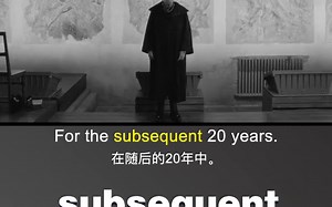 #subsequent #电影片段记单词 让记单词不那么枯燥#学英语 #逆袭