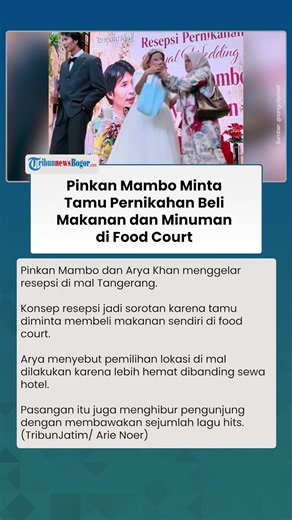 Pinkan Mambo Minta Tamu Pernikahan Beli Makanan di Food Court, Ngaku Biar Hemat