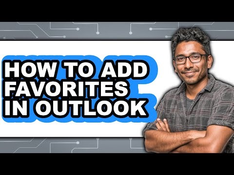 How to Add Favorites in Outlook (only Way)
