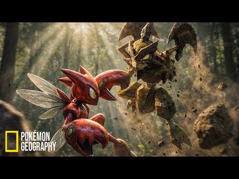 Pokemon In Real Life | NatGeo: Scizor vs Kleavor – The Scyther Split (Reimagined With AI)