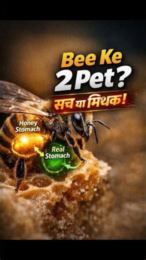 Honey Bee secret no one knows 😱 #shorts