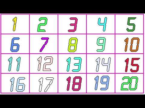 Counting Numbers 1–20 for Kids | Learn to Count Numbers | Kids Education Video