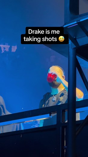 The stages of taking shots #itsallablurtour #brooklyn #drake