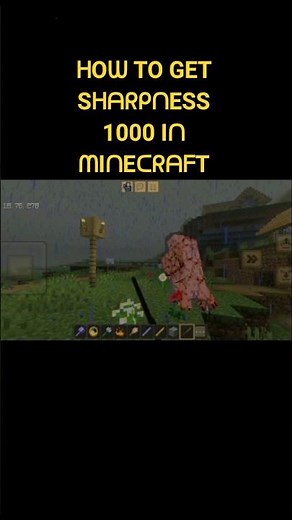 how to Make sharpness 1000 in minecraft 26.10 update #Minecraft #Redstone #Gaming #Tutorial #Shorts