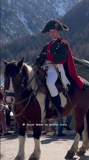 Napoleon riding Horse | Saint Rhémy en Bosses Italy