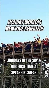 Holiday World’s New Ride Cannonball - Our First Time in Splashin’ Safari and Holidays in the Sky
