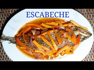Fish Escabeche| How to cook Fish Escabeche