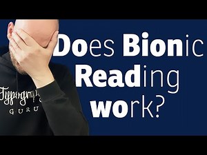 Bionic Reading? Typographer reacts