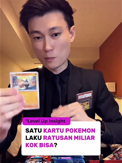 Kartu Pokémon lagi jadi fenomena baru di kalangan anak muda terutama kolektor kartu. Apalagi, harga satu kartu pokemon-nya bisa tembus ratusan miliaran rupiah. Menurut studi dari Firma Riset Circana, belanja kartu Pokémon telah melonjak 350% sejak 2020 hingga 2025. Salah satu contohnya adalah kartu legendaris Pikachu Illustrator milik Logan Paul yang dilelang di rumah Goldin pada Februari 2026 lalu, di mana kartu itu terjual hingga US$16,4 juta atau sekitar Rp279 miliar. Source: Ternak Uang #ter