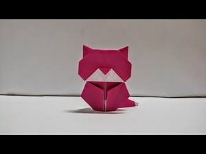 Origami Cat Easy Step By Step | How To Make An Origami Cat Easy